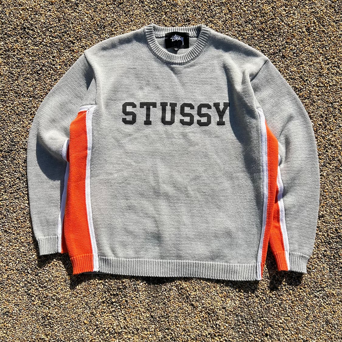 스투시(Stussy) 콘트라스트 스트라이프 니트 상품이미지1
