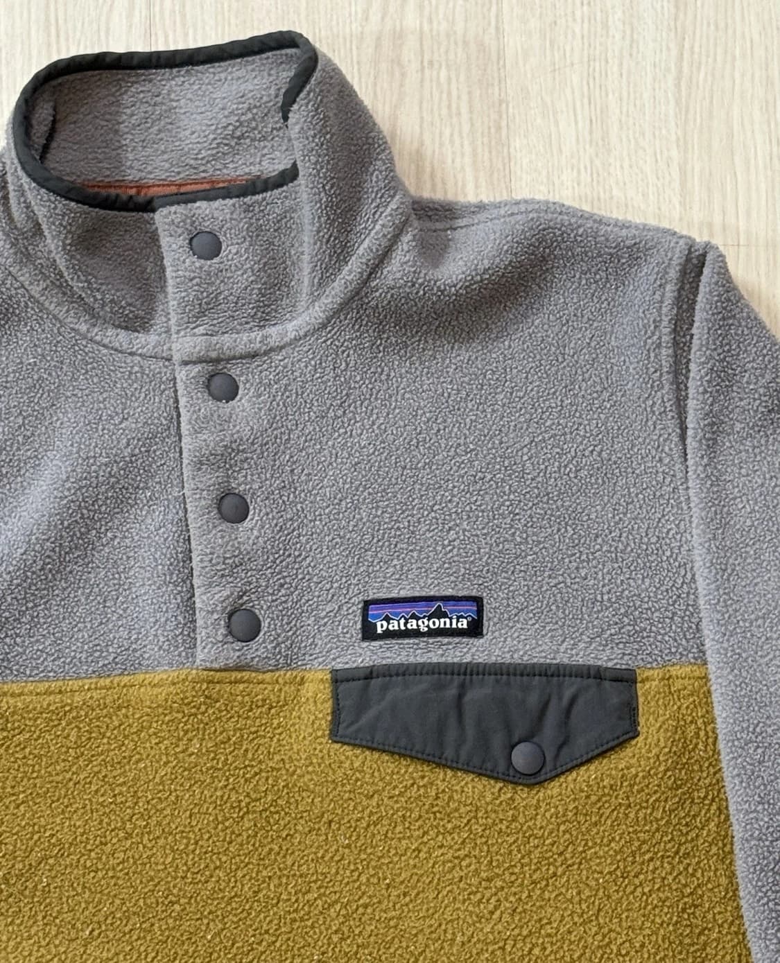 10s 파타고니아 신칠라 스냅-T 그레이/올리브/블랙 상품이미지2