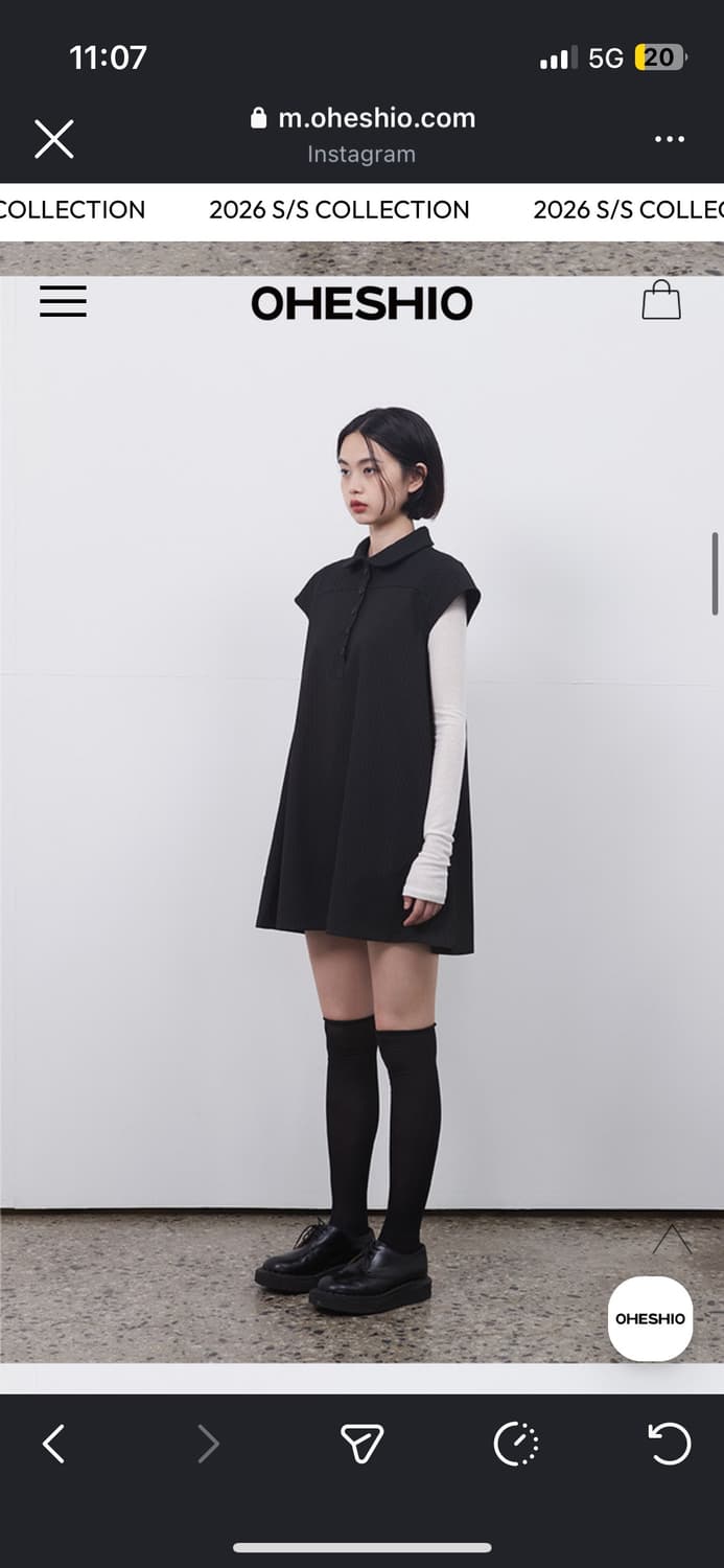 오헤시오 스트라이프 미니드레스 상품이미지2