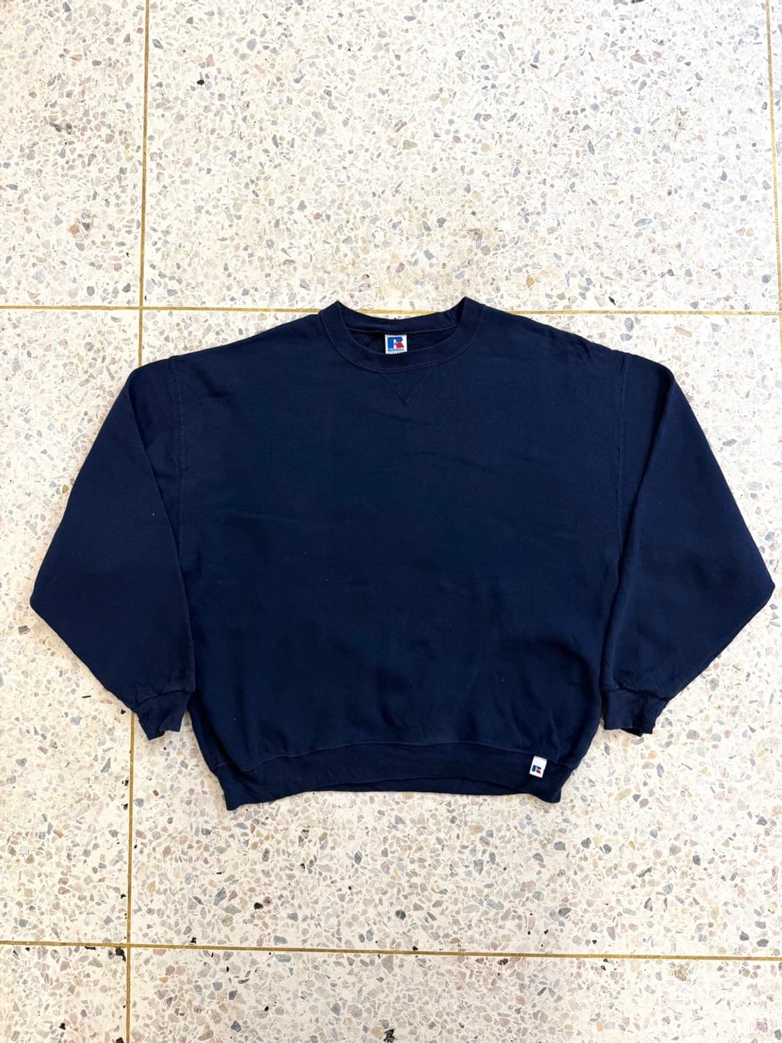 90's 러셀 맨투맨 네이비 블랭크 상품이미지4