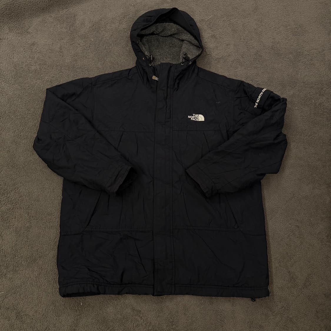 [ 정품/100 ] 노스페이스 플리스 포켓 바람막이 후드 자켓 상품이미지2
