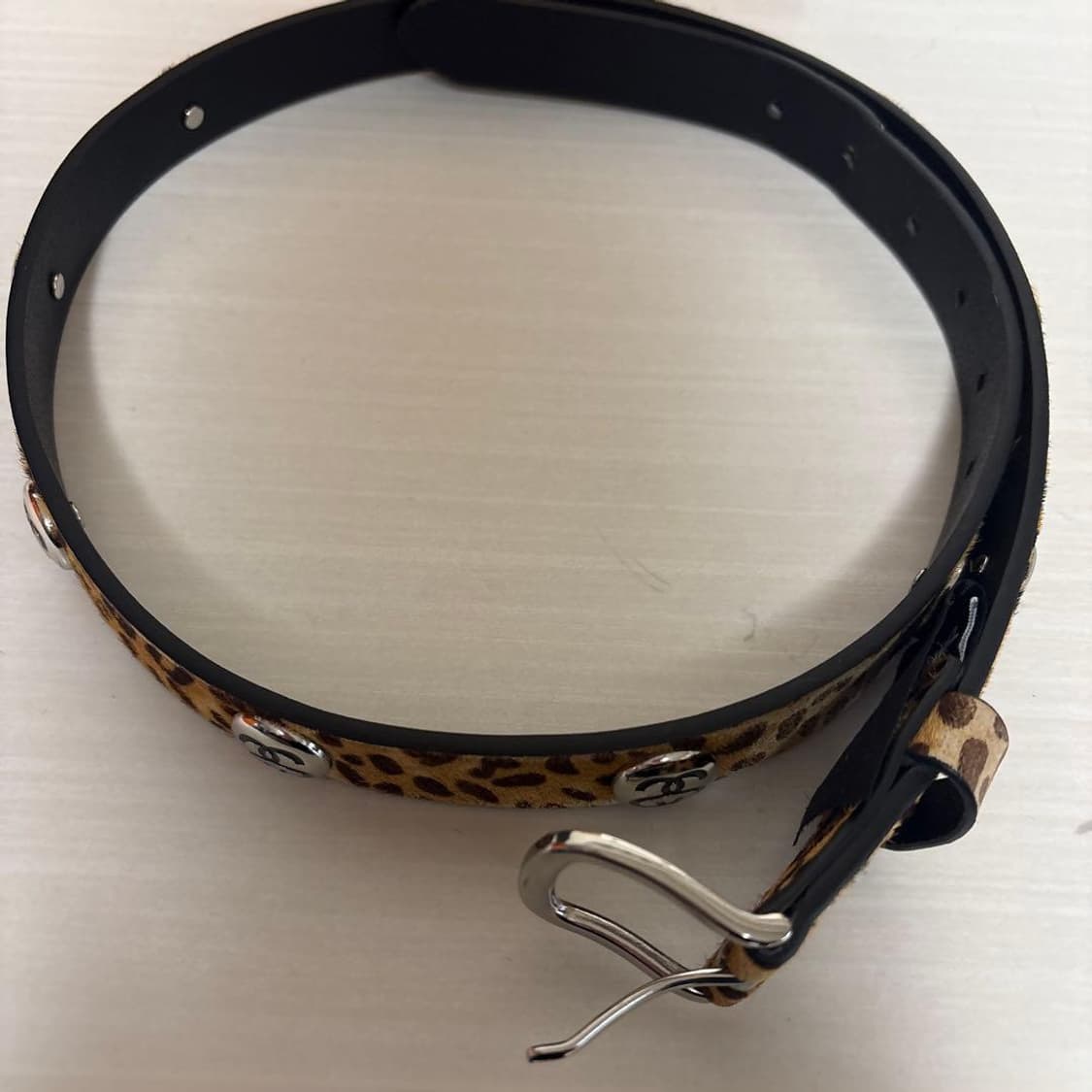 스투시 SS 링크 스터드 벨트 브라운 상품이미지3