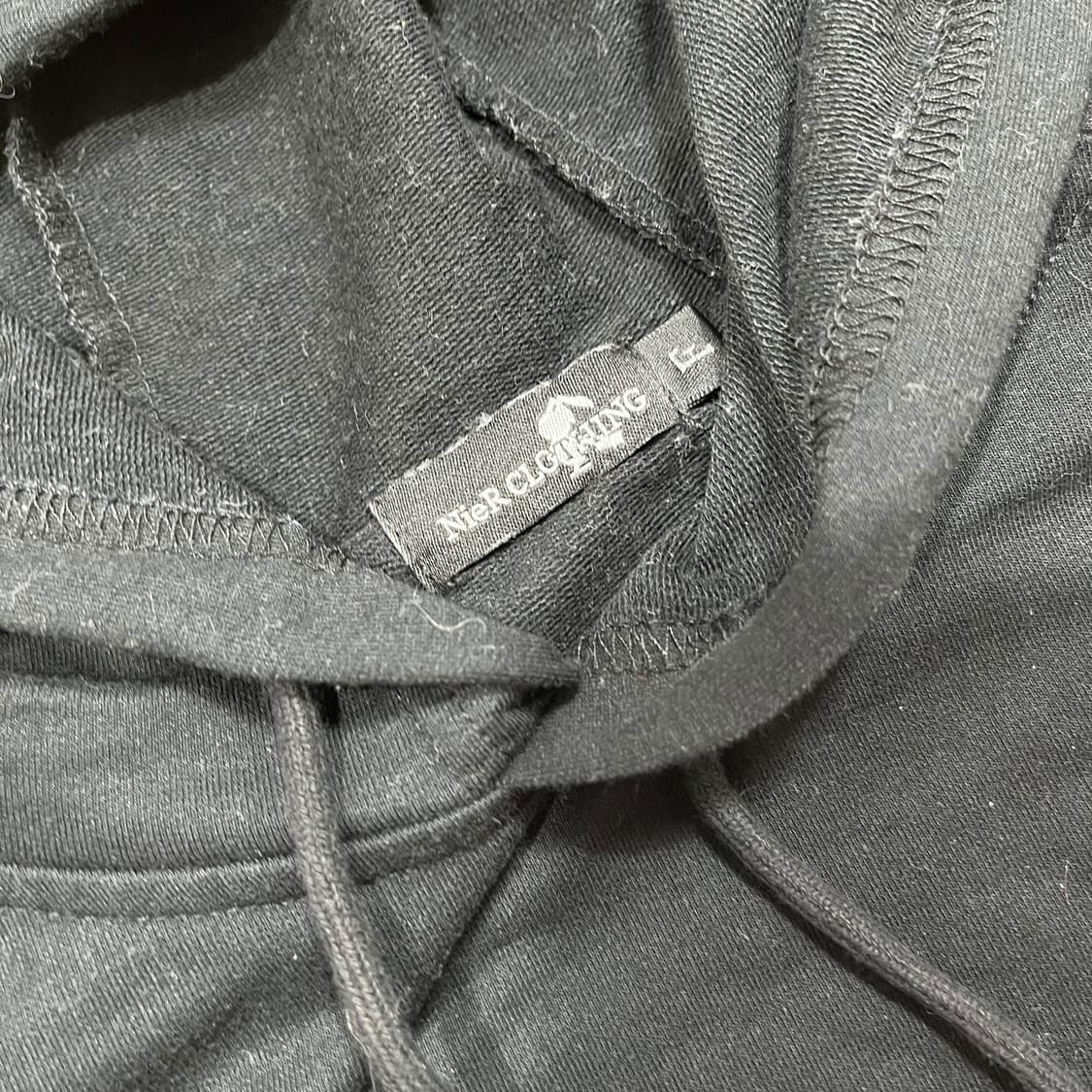 NieR CLOTHING Punk Love strap hoodie 상품이미지5