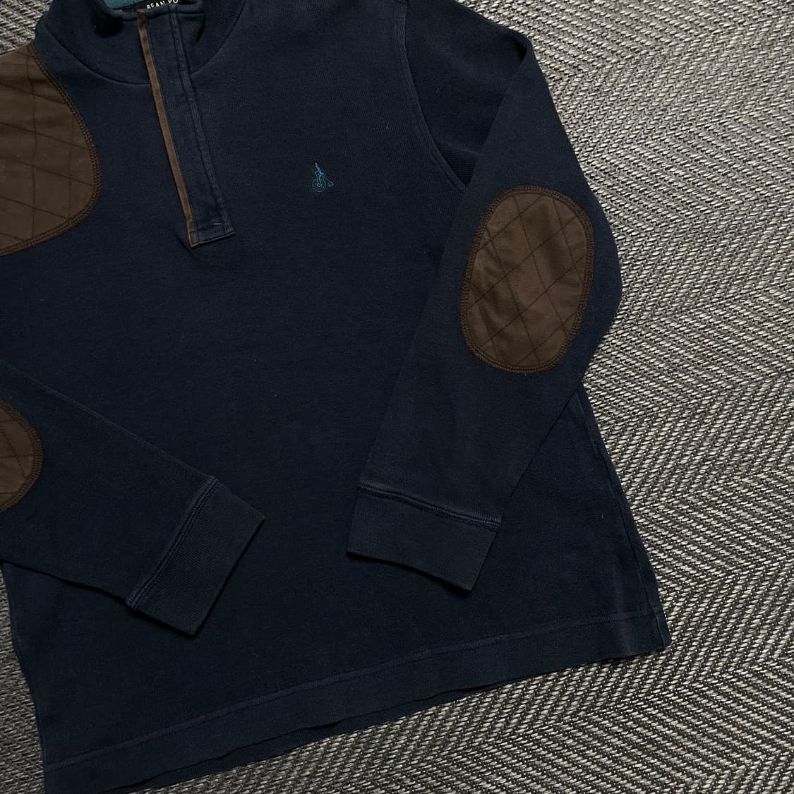 빈폴 패치 디테일 하프 반집업 긴팔 티셔츠y 5294 상품이미지3