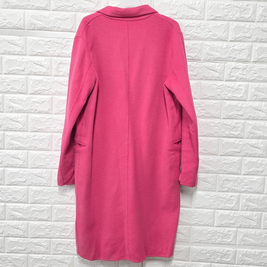 택포) 산드로 Sandro 모혼방 핑크 코트 L 상품이미지4