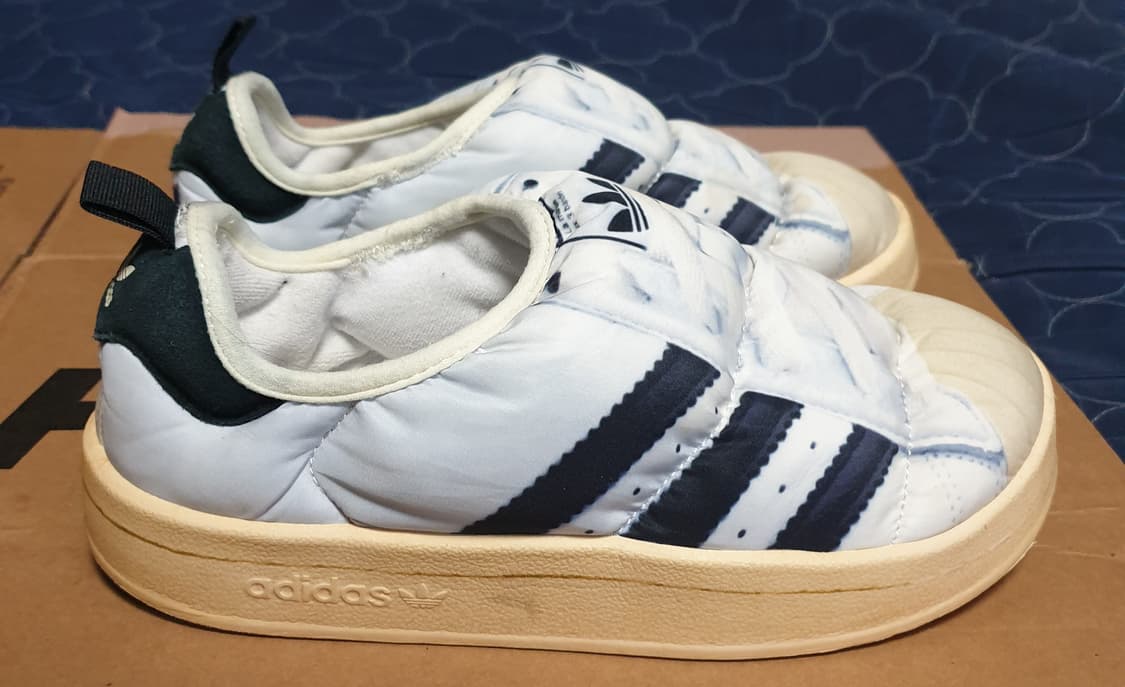 아디다스 퍼피렛 슈퍼스타 패디드 슈즈 화이트 블랙 (235) 상품이미지1