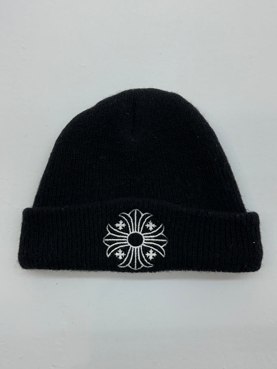 크롬하츠 울 비니 블랙 화이트 상품이미지1