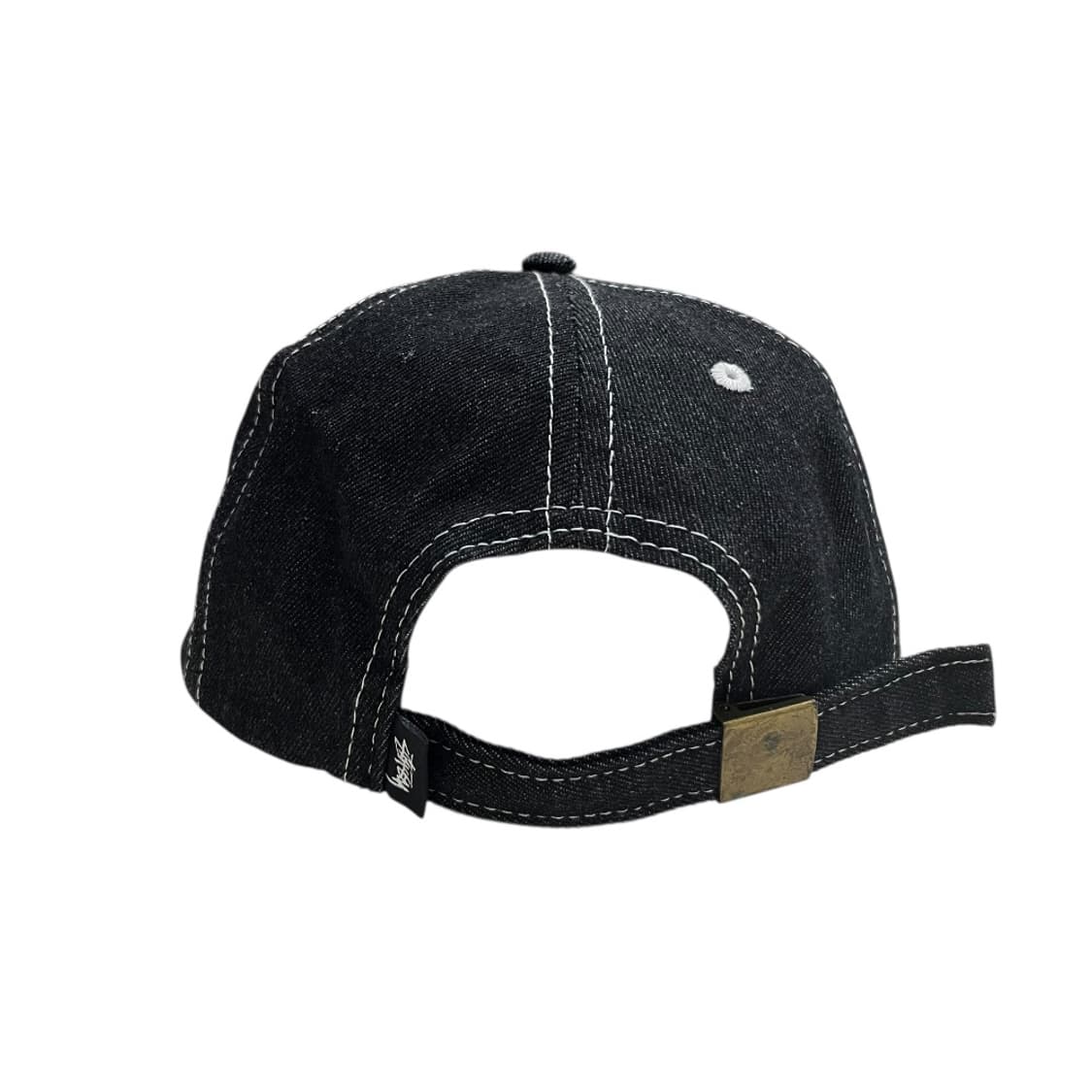 스투시 데님 스티치 흑청 스냅백 상품이미지7