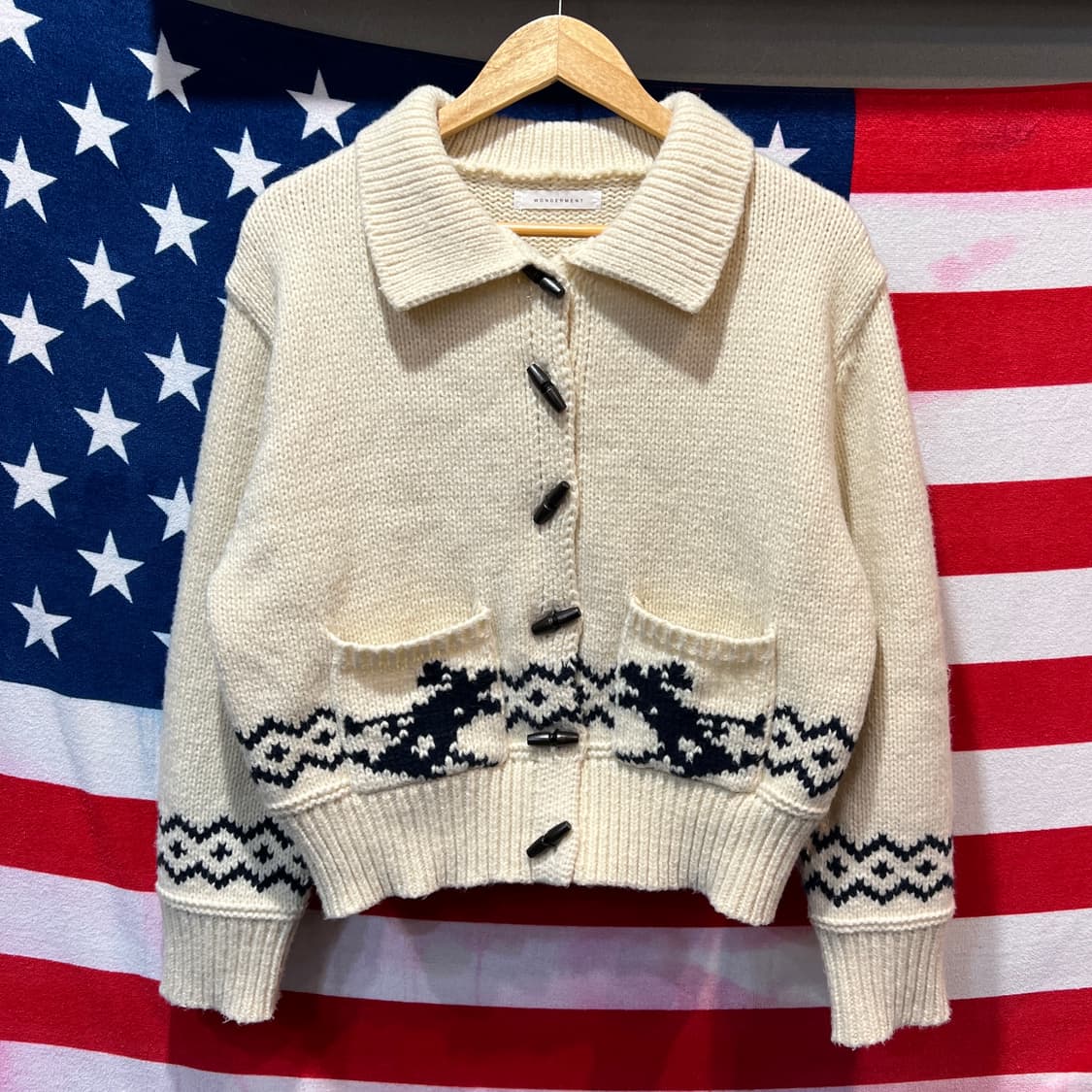 떡볶이 니트 가디건 상품이미지1