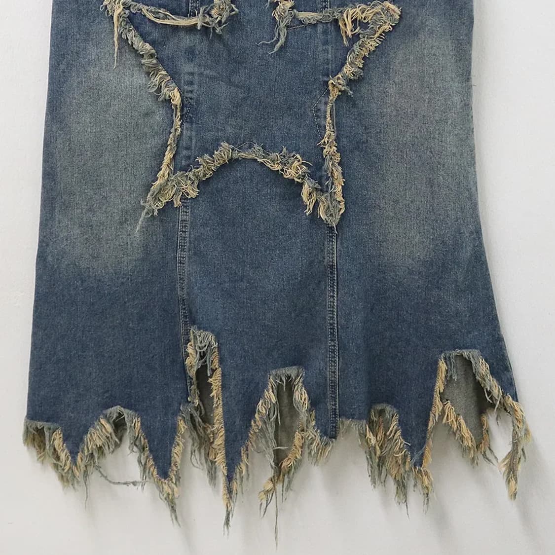 데님 미디 스커트 67076 상품이미지4