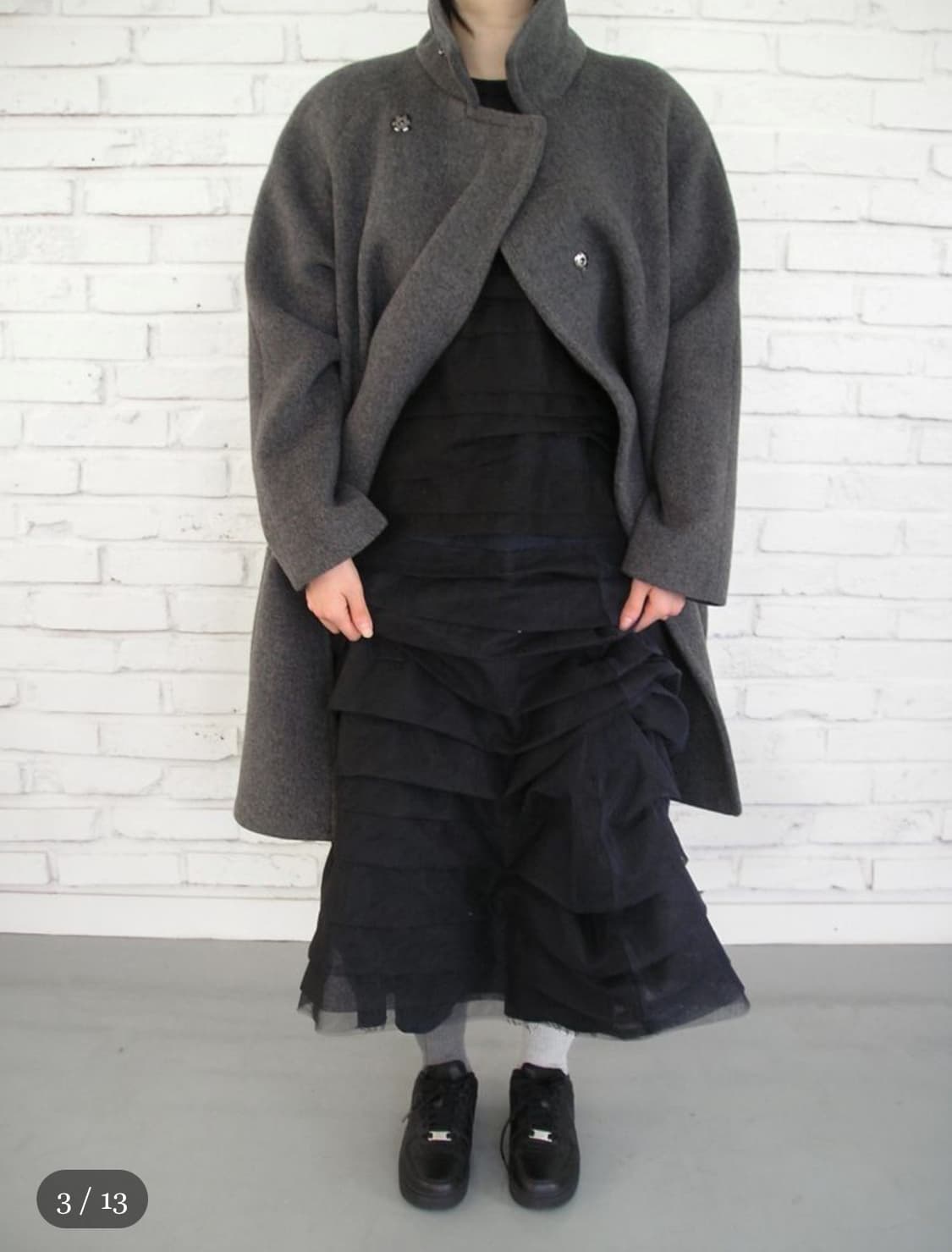 애옹쓰 2025 Mannish Half Coat 상품이미지3