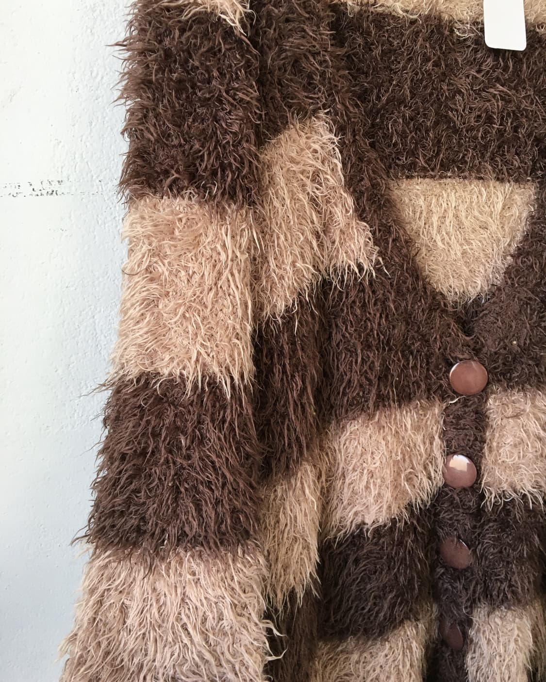 Cecil mcbee fluffy stripe cardigan 상품이미지3