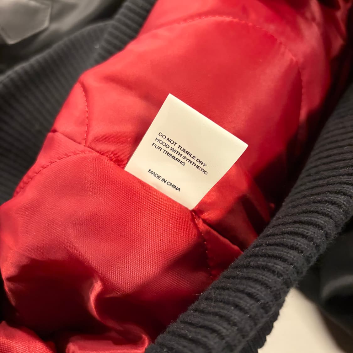 [M] 엑스톤즈 XTONZ 블랙 항공 패치 마원 봄버 자켓 D442 상품이미지8