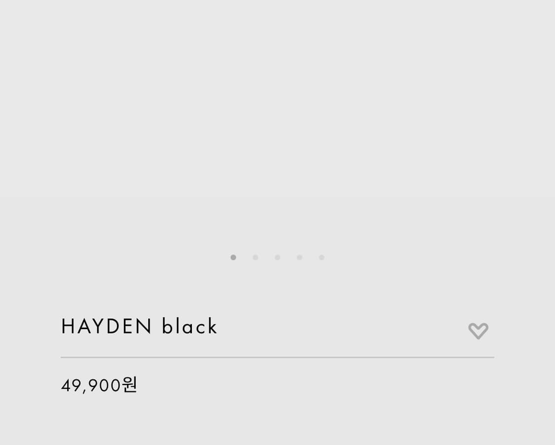 블루엘리펀트 hayden 헤이든 블랙 상품이미지2
