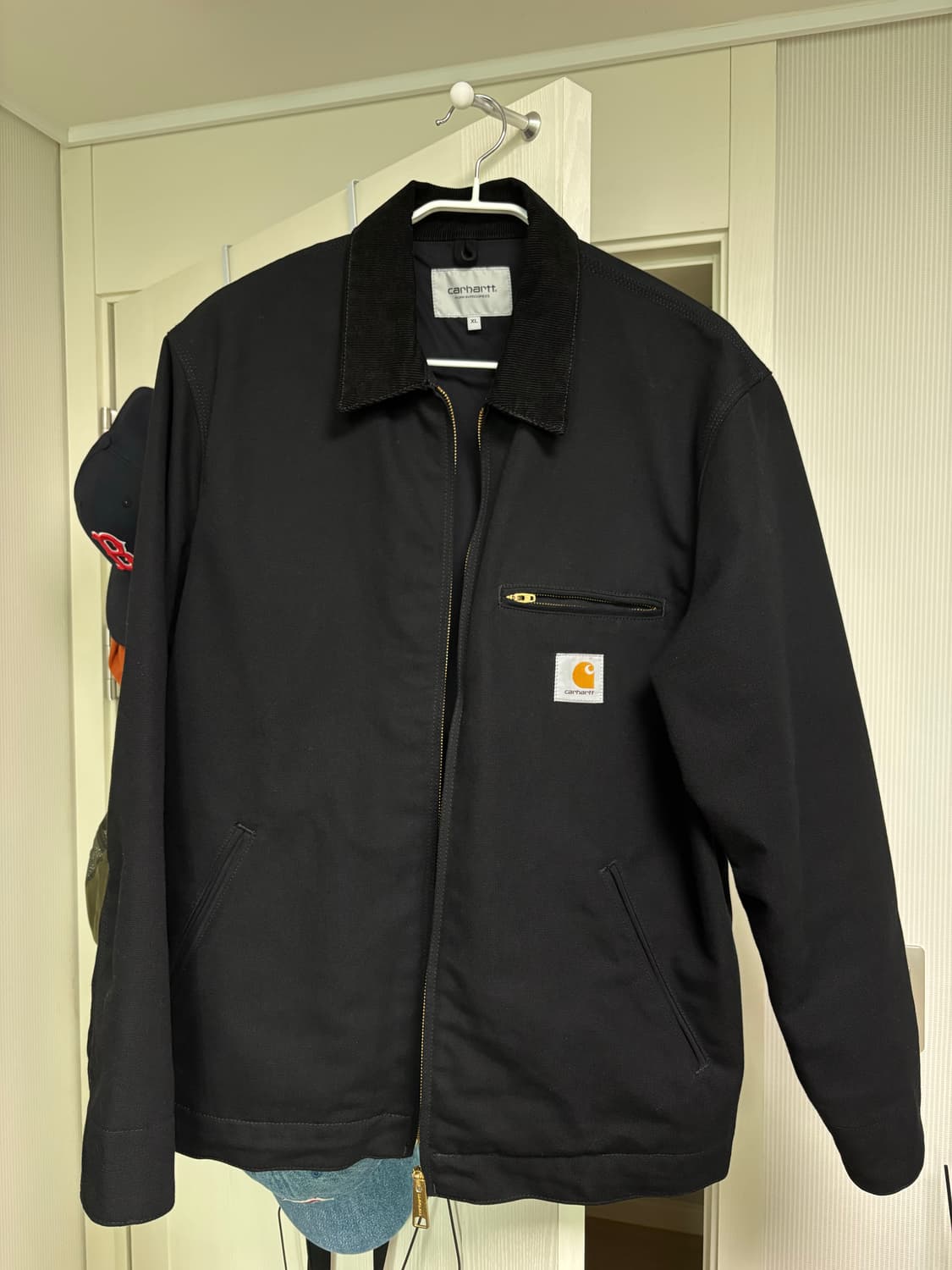 칼하트 WIP 디트로이트 자켓 블랙 상품이미지1
