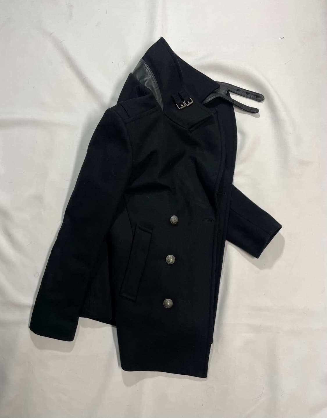 우영미 솔리드옴므 나폴레옹 피코트 상품이미지1