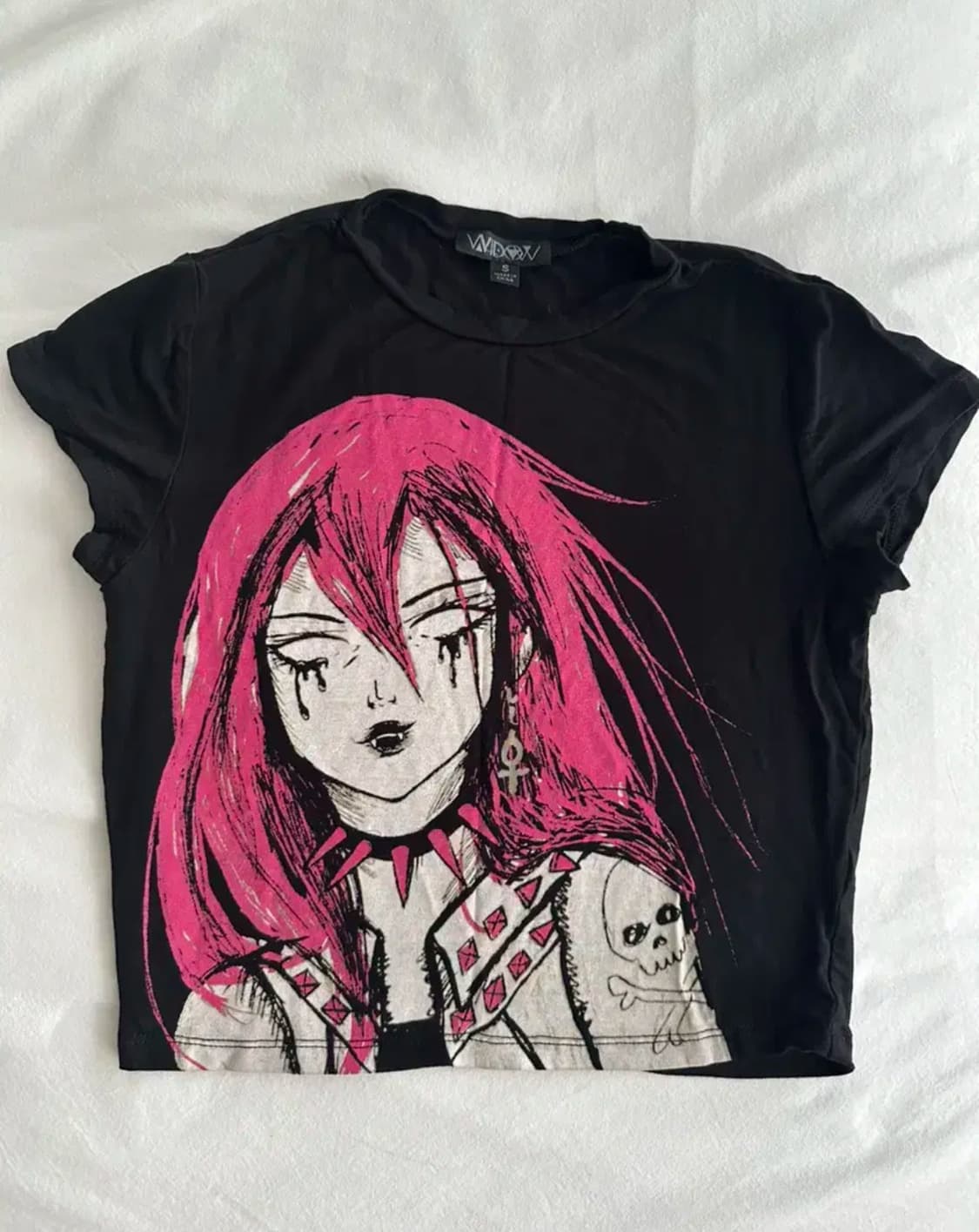 돌스킬 window 펑크 고딕 고스 펑크 티셔츠 S 상품이미지3