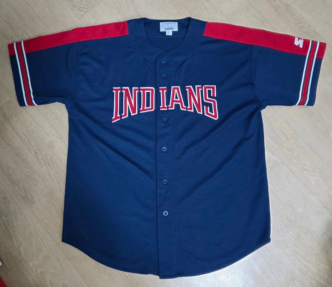 스타터 MLB 클리블랜드 인디언스 저지 XL 상품이미지1