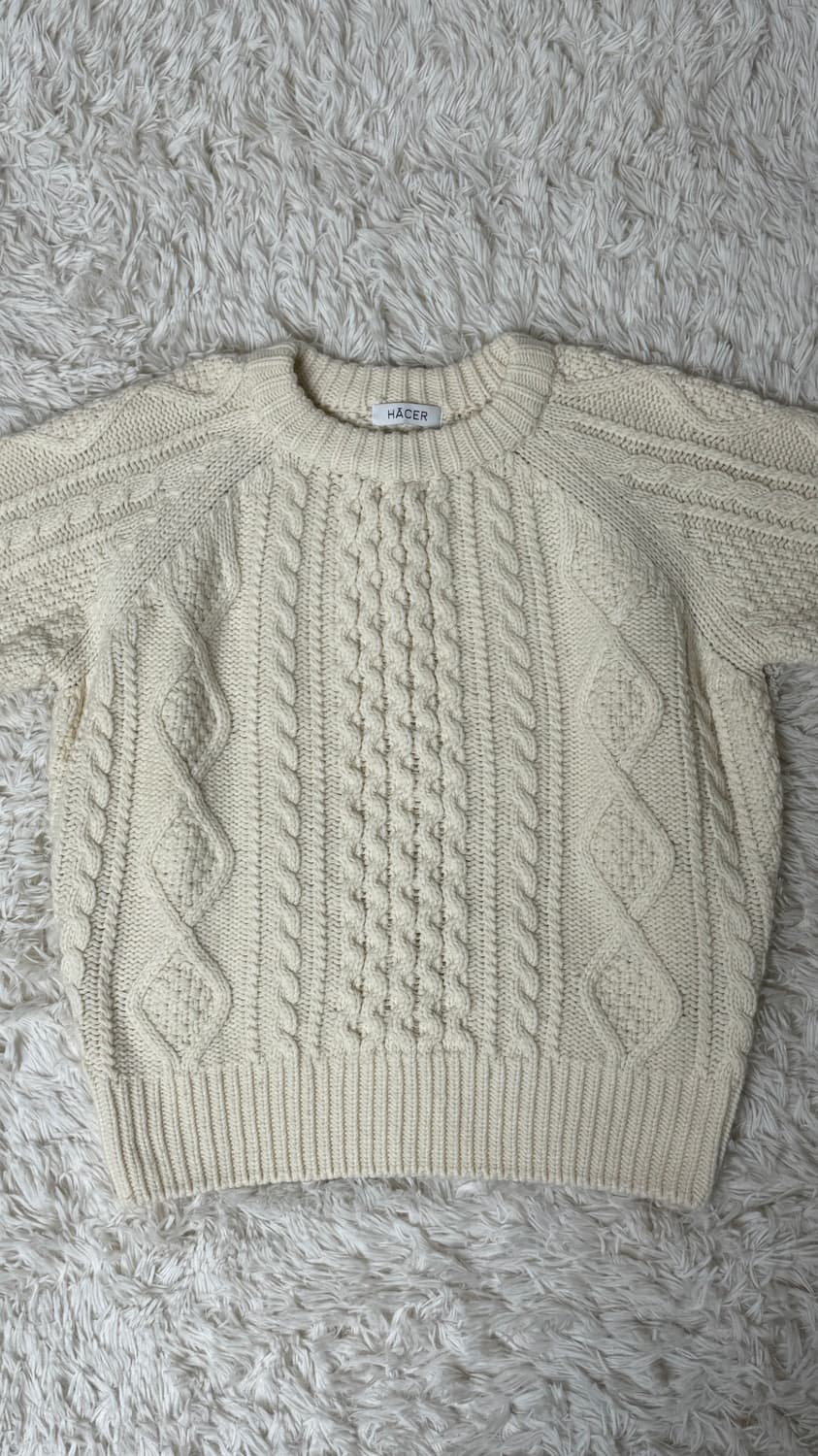 아쎄르 케이블 니트 상품이미지9