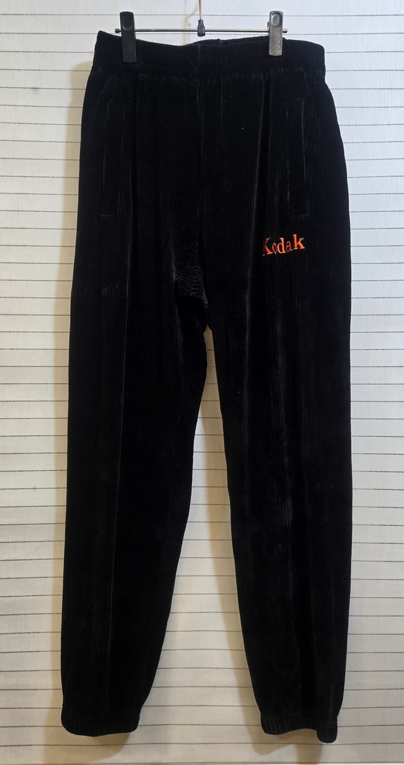코닥 벨벳 코듀로이 조거팬츠 블랙 상품이미지1