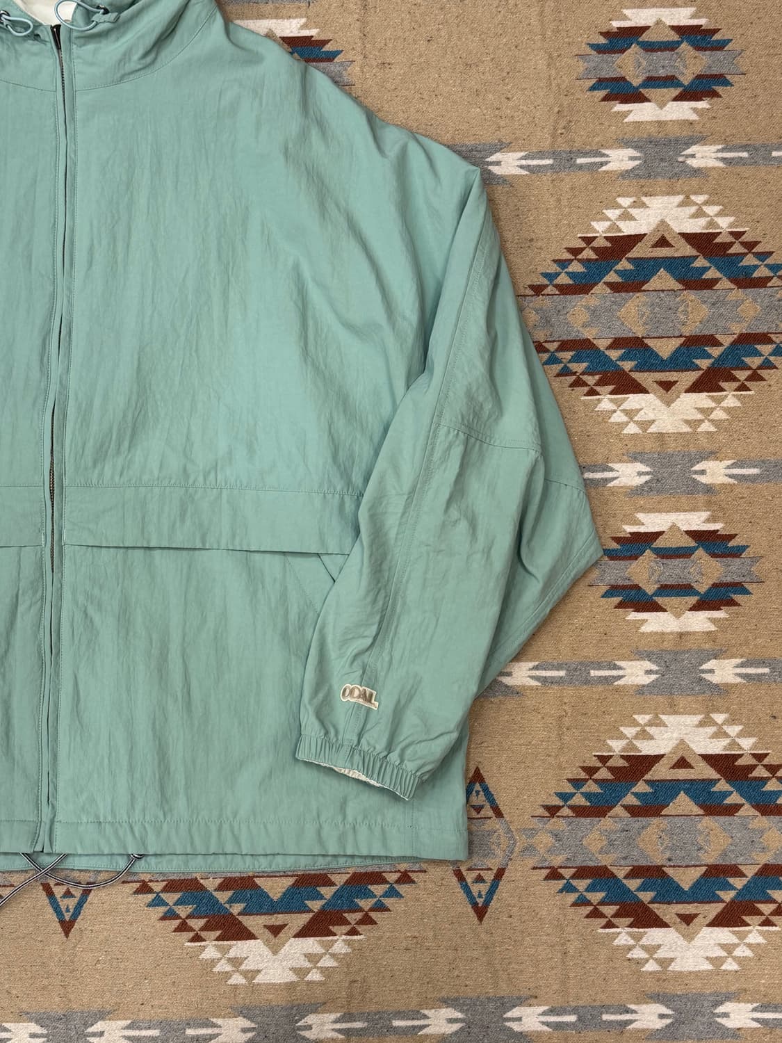 [XL] 나나미카 리버시블 후드 자켓 코랄 그린 상품이미지3