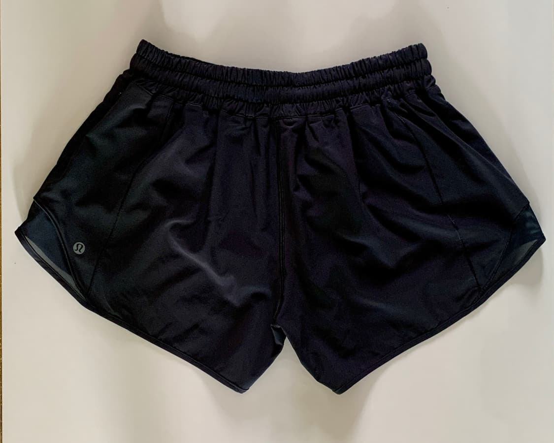 [미착용] 룰루레몬 lululemon 러닝 쇼츠 미드라이즈 반바지 블랙 상품이미지1