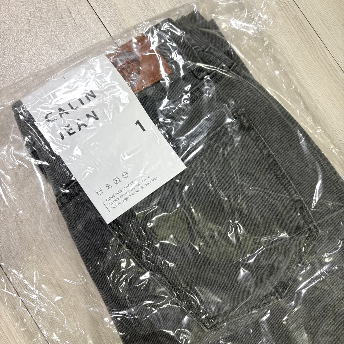 깔량 피그먼트 워싱진 진그레이 26 새상품 상품이미지10