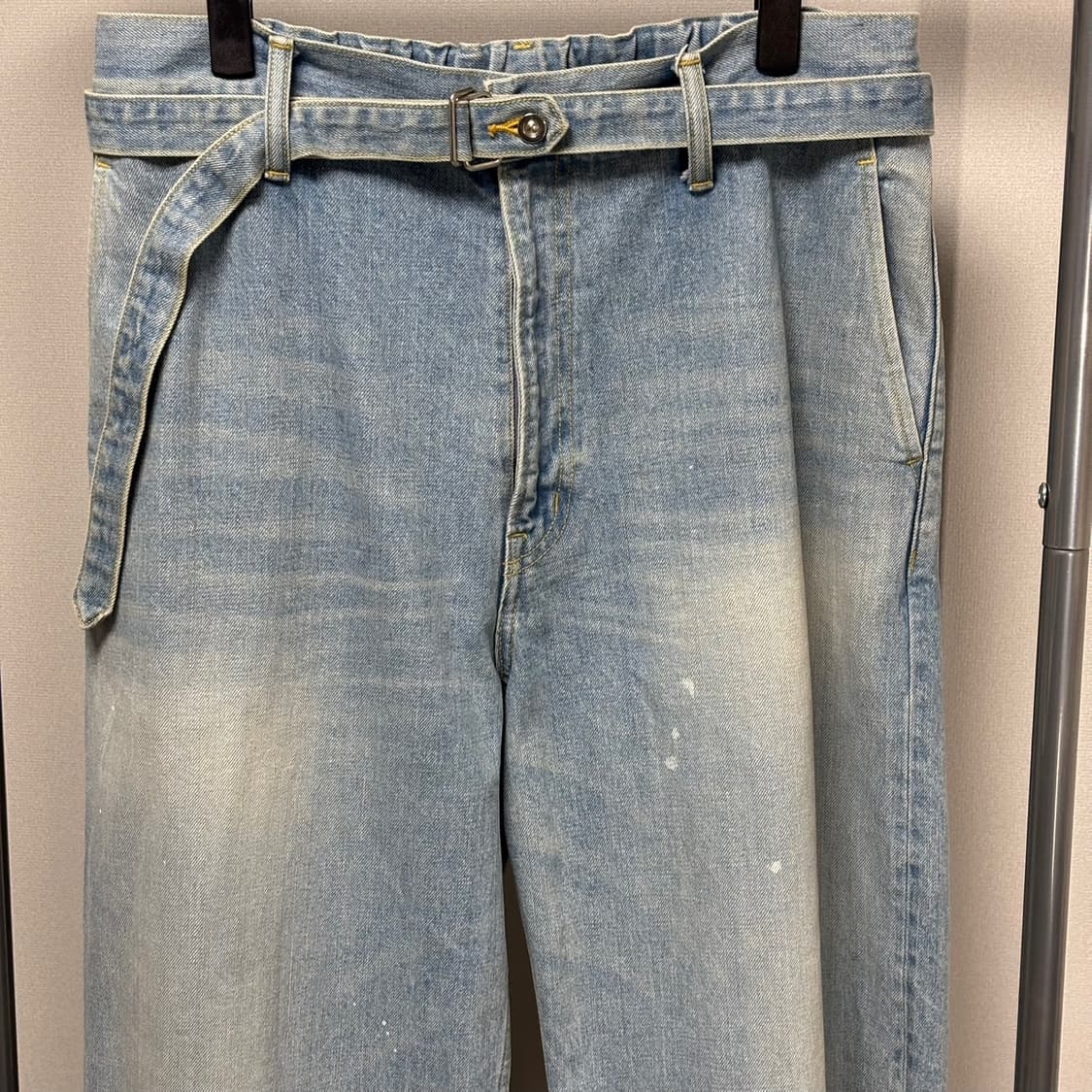 M) 요코 사카모토 25SS 벨티드 데님 트라우저 상품이미지2