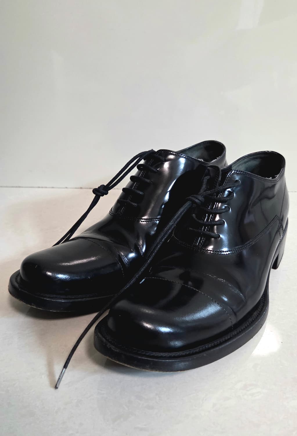 프라다 블랙 더비 슈즈 / PRADA VERO CUOIO 상품이미지1