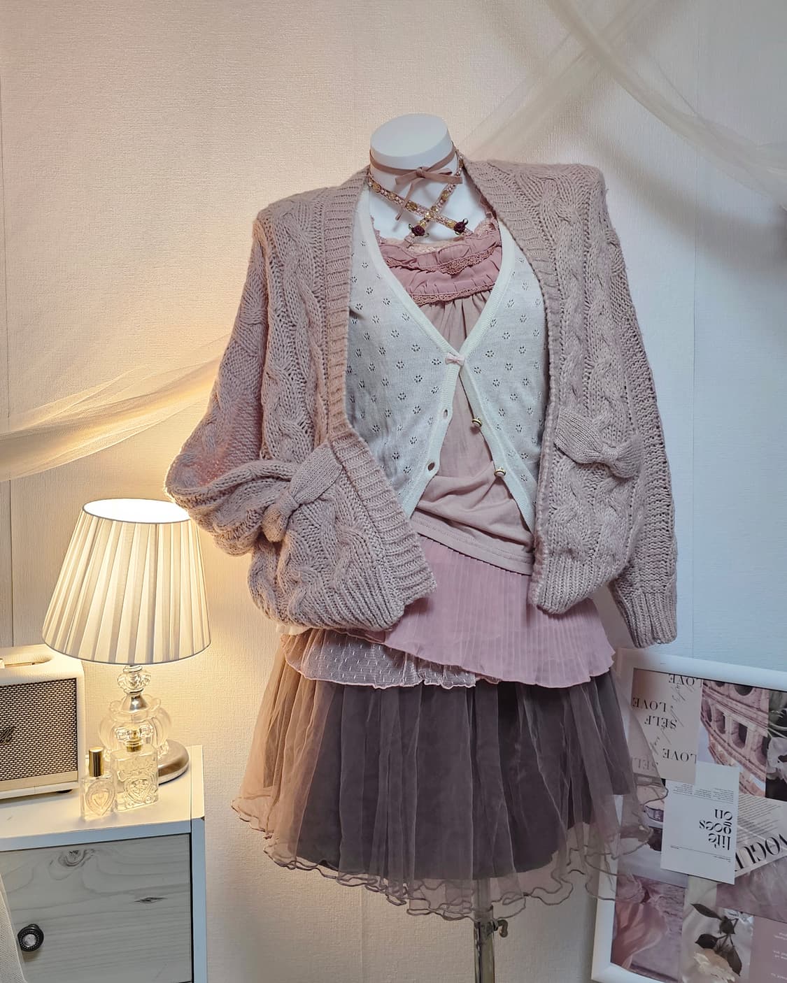 Pink fairy look style set 상품이미지2