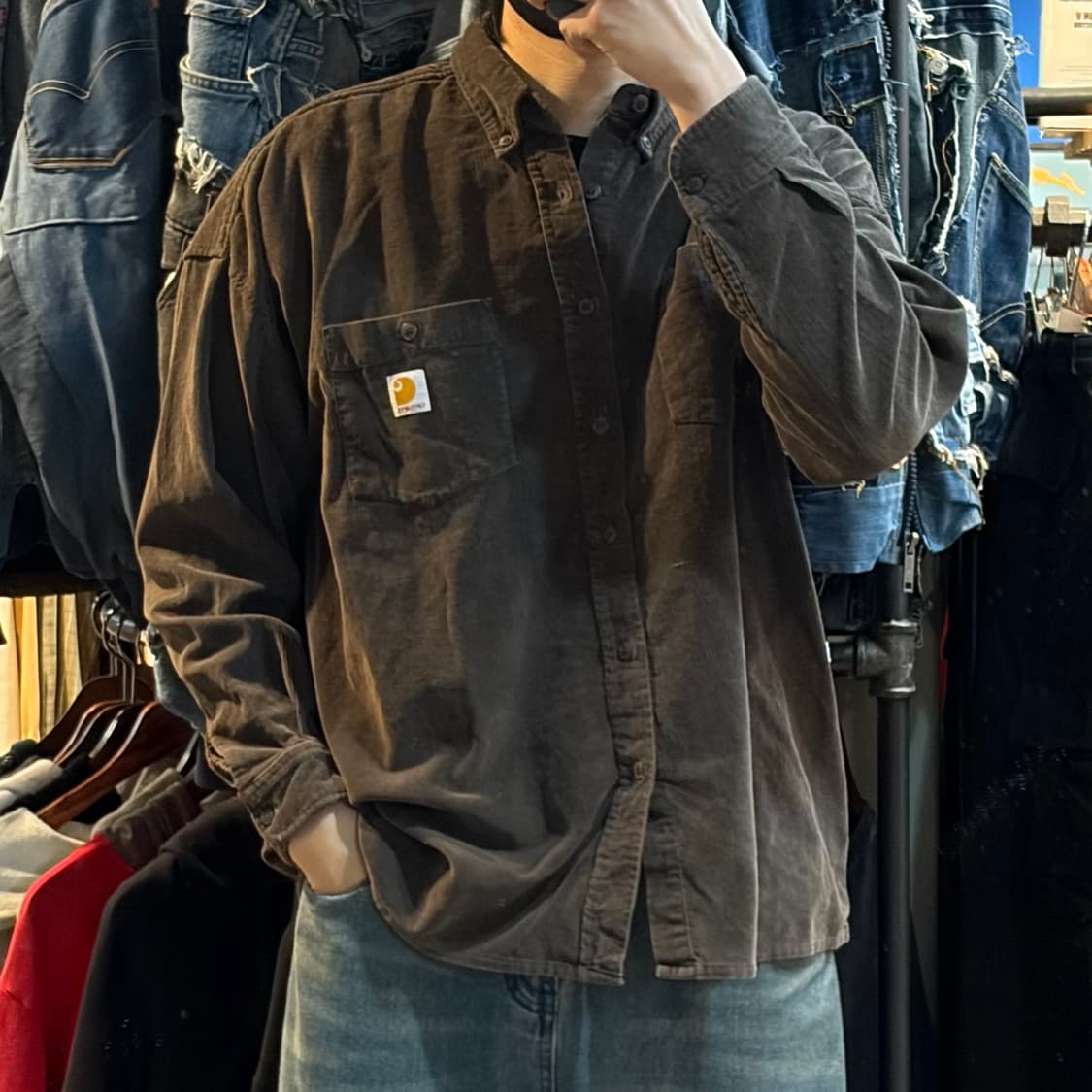 [NO.9] 칼하트 코듀로이 긴팔셔츠 상품이미지3