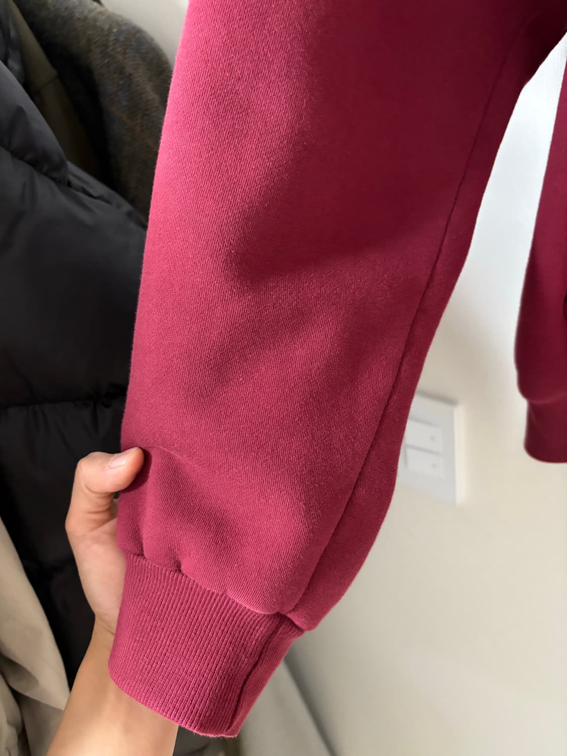 [판매] 컬렉트피시스 ATT 후드 L 버건디 상품이미지5