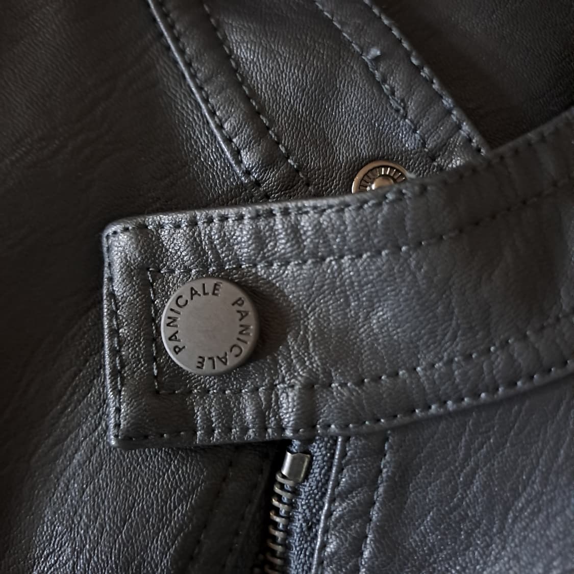 (택포) 빠니깔레 비건레더 싱글 자켓 L B507 상품이미지6