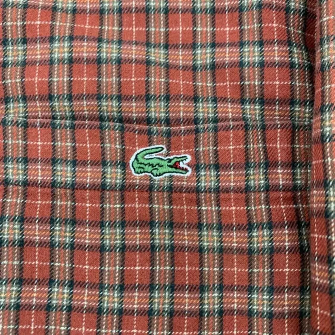 95 라코스테 체크 셔츠 남방 상품이미지3