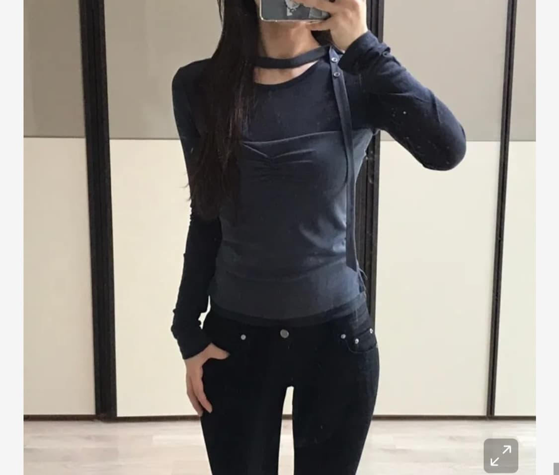 미세키서울 레이어드 롱 슬리브 긴팔티 상품이미지1