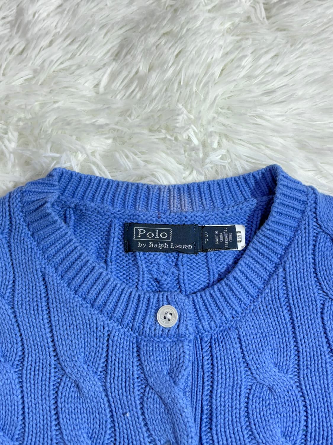 폴로 랄프로렌 큐알 포니 꽈배기 가디건  상품이미지6