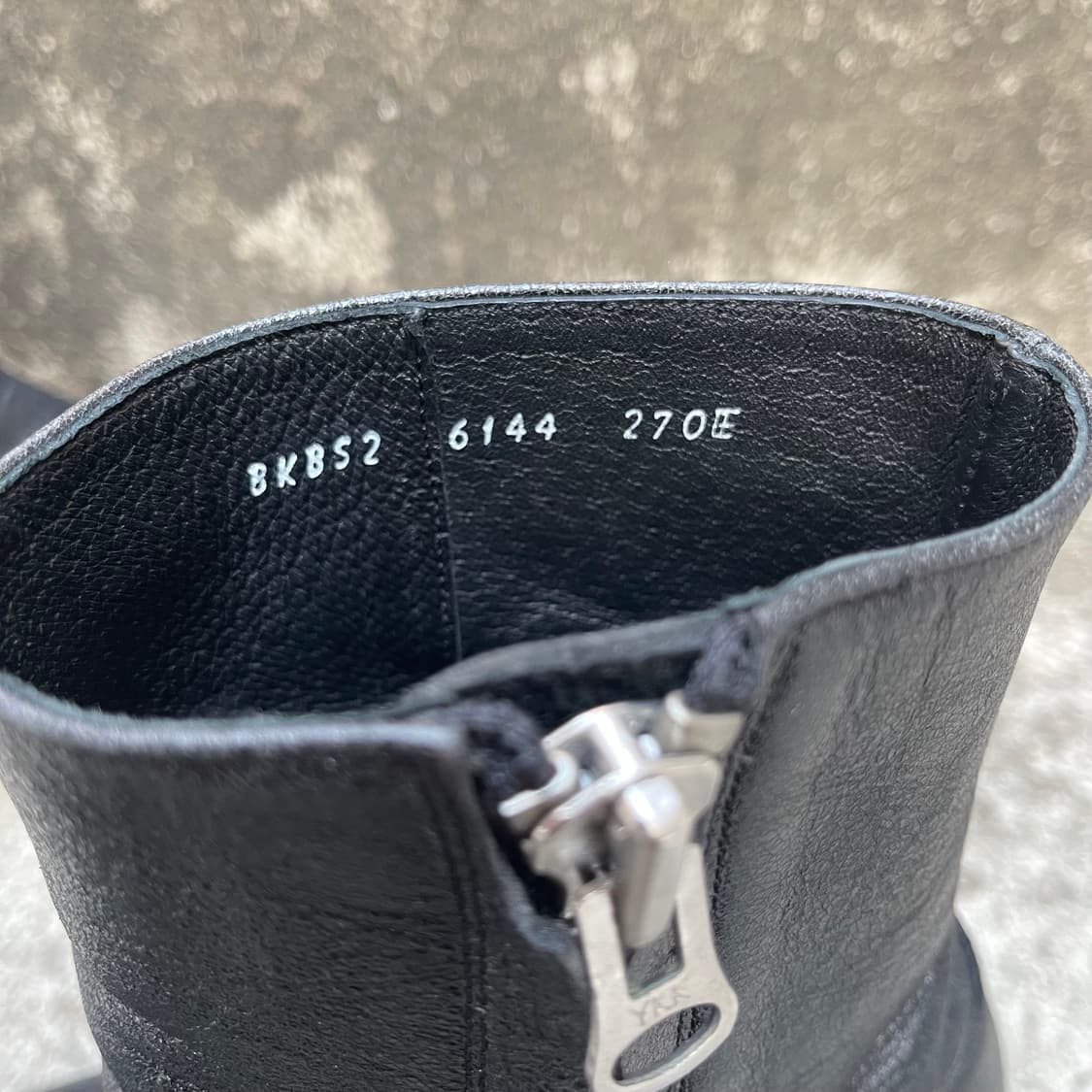 [270] mmrb 크랙 레더 부츠 블랙 상품이미지5