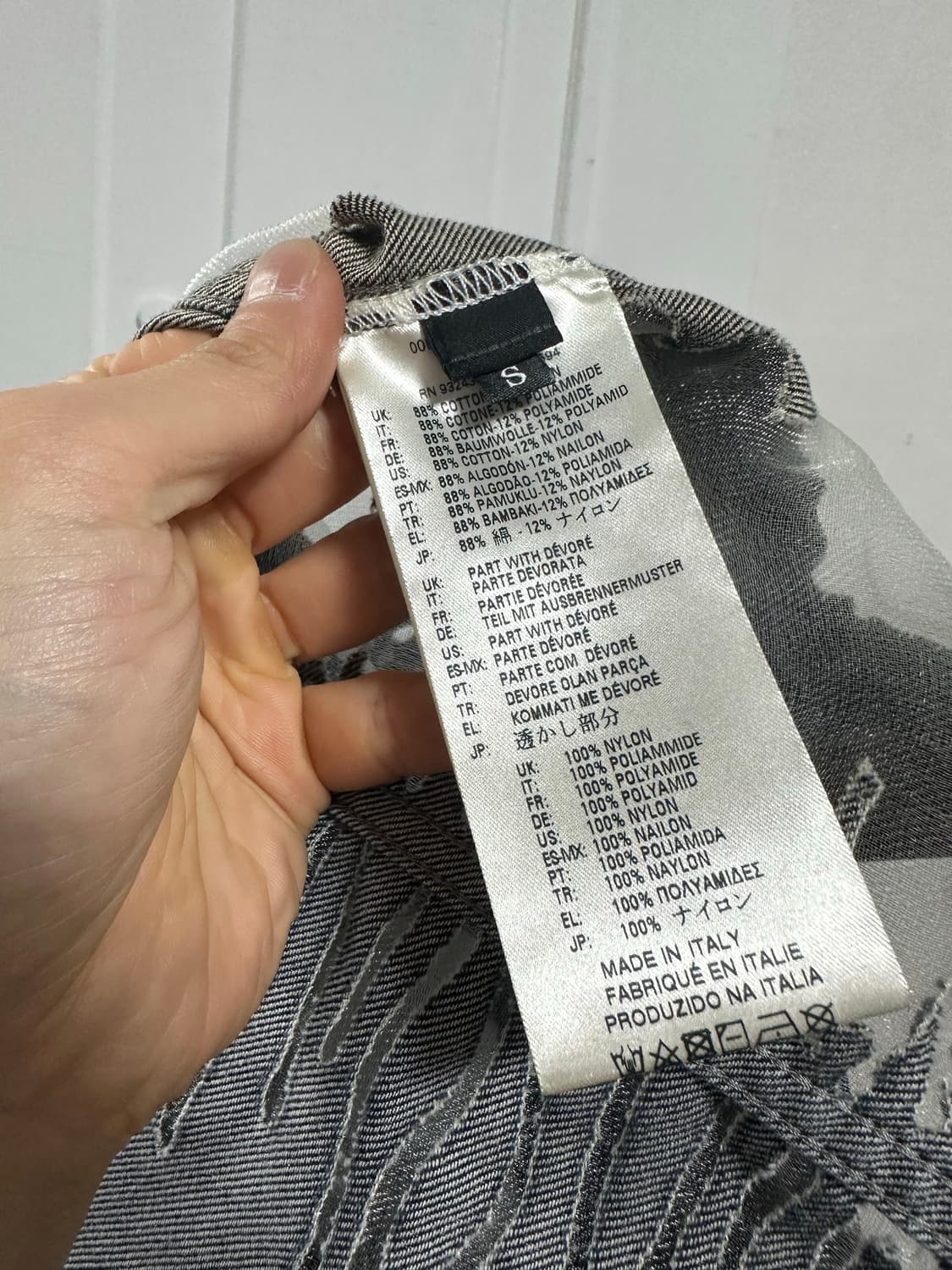 디젤 데님 오간자 반팔 자켓 상품이미지3