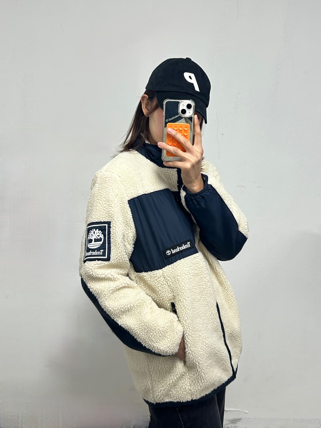 팀버랜드 플리스 자켓 아이보리 상품이미지1