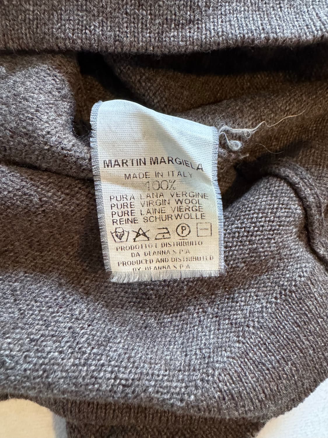 초기 마르지엘라 버진울 니트 스웨터 상품이미지4
