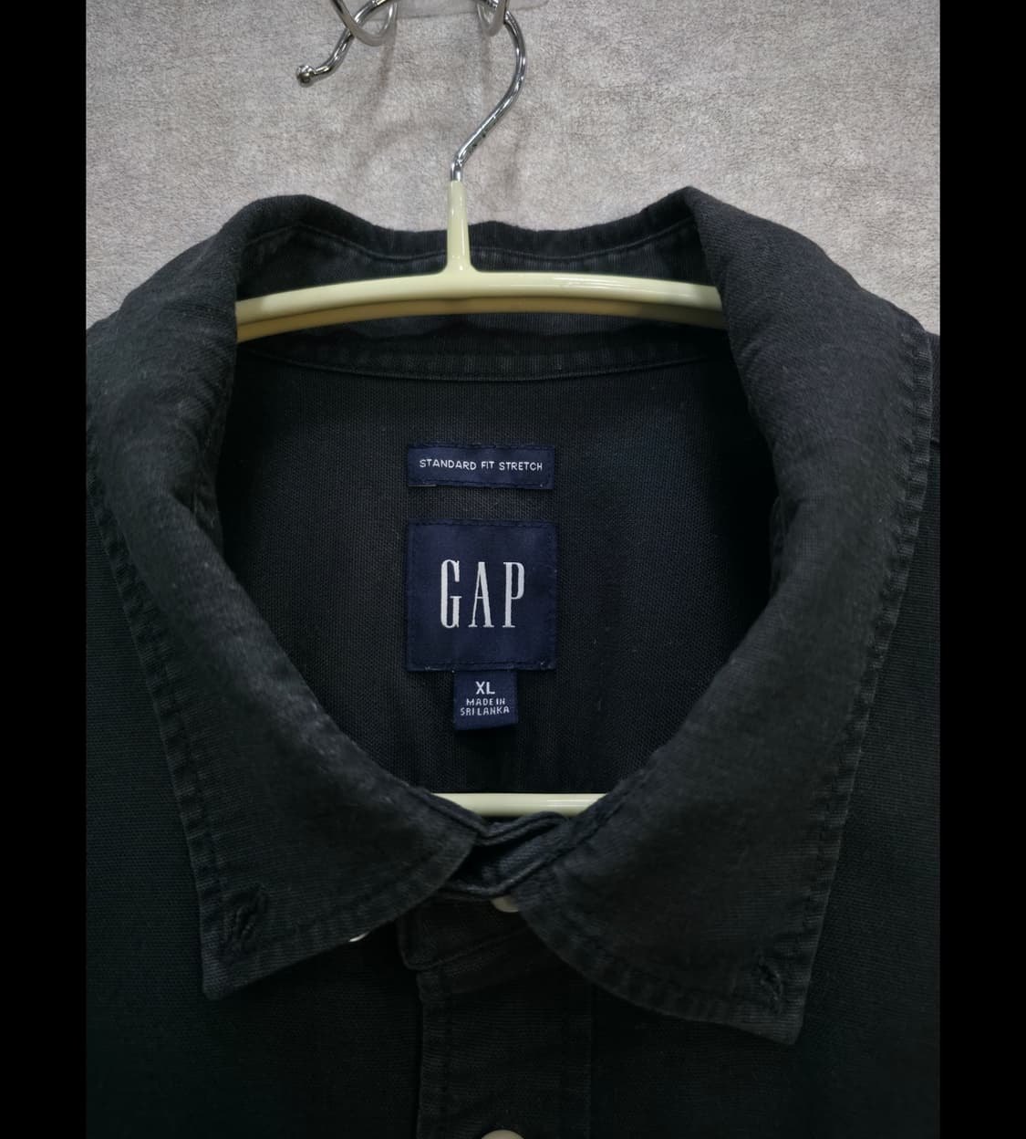 GAP 블랙 버튼다운 셔츠 GAP 상품이미지3