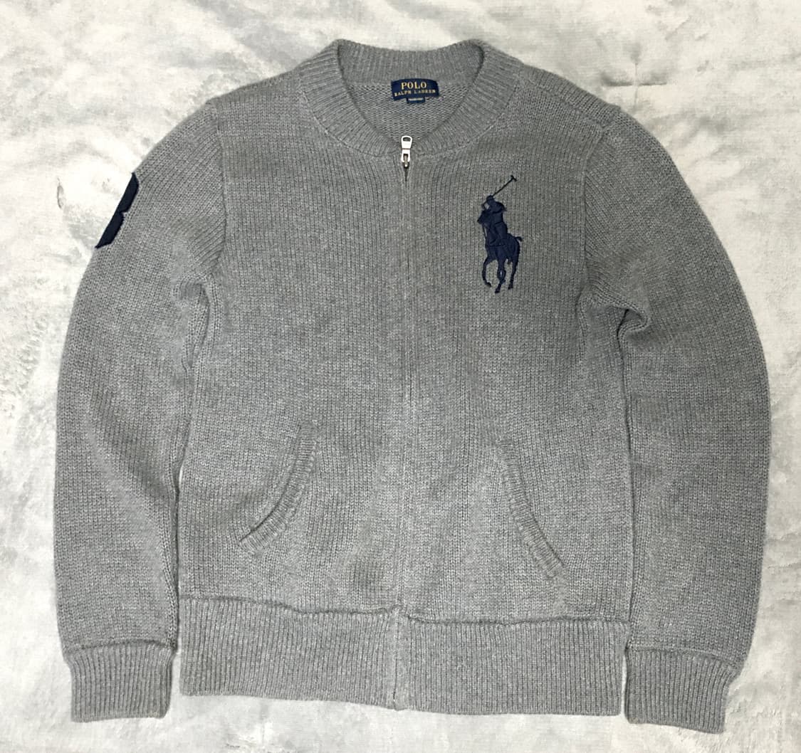 폴로 랄프로렌 빅포니 니트 집업 상품이미지1