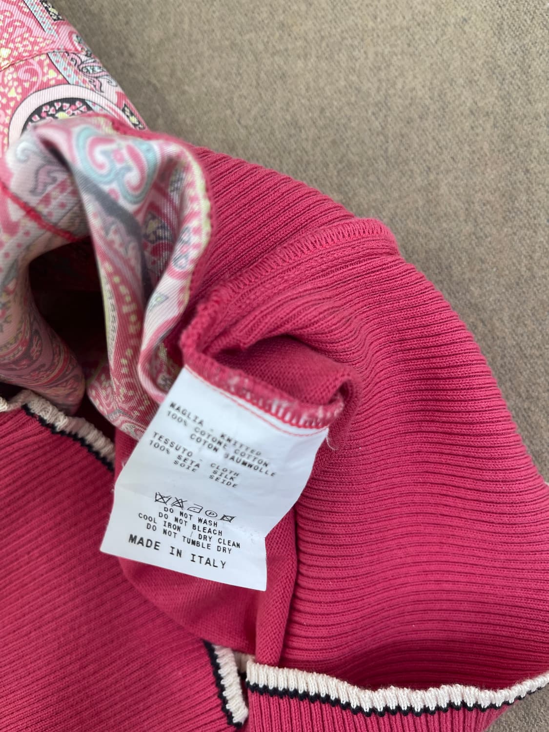 ETRO 니트 실크 반팔 상품이미지7