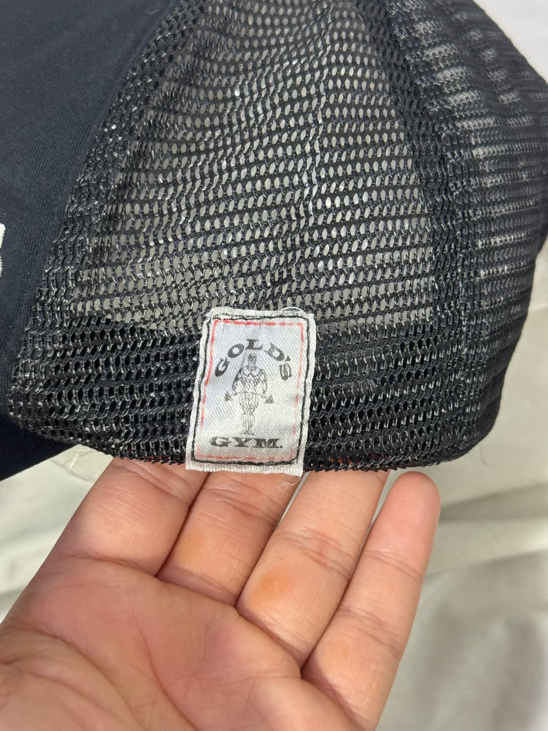 골드짐 자수로고 메쉬캡 golds gym 상품이미지3