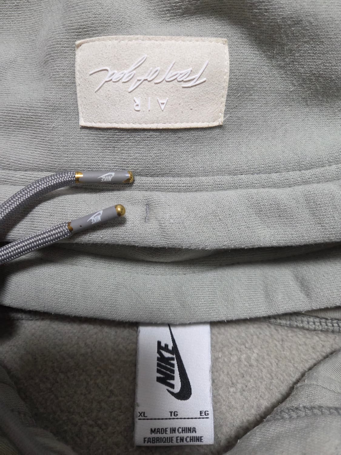 나이키 X 피어오브갓 더블 후드티 상품이미지7