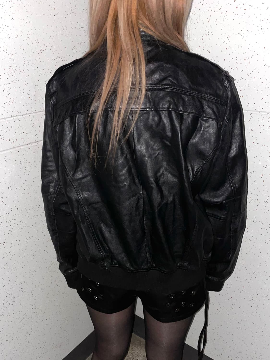 착샷o 리얼레더봄버자켓 천연가죽 에디슬리먼디올릭오웬스st락시크미국빈티지 상품이미지8