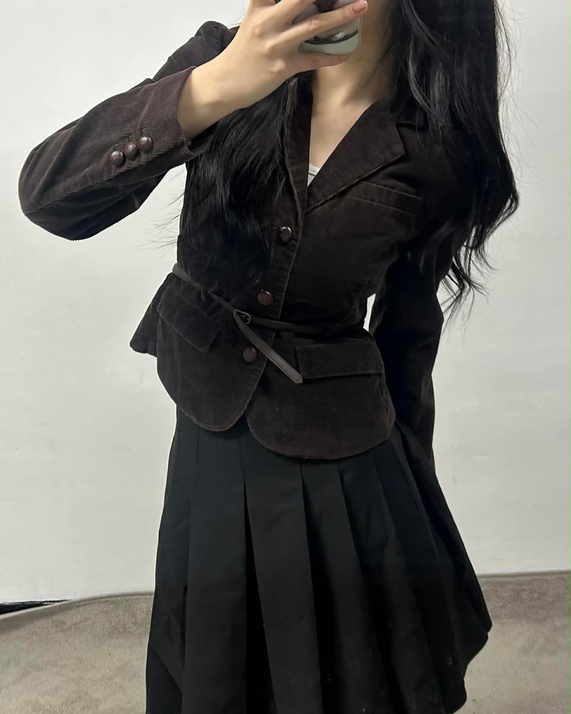 [S] 폴로 진스 랄프로렌 코듀로이 가죽 벨트 3B 블레이져 자켓 상품이미지3