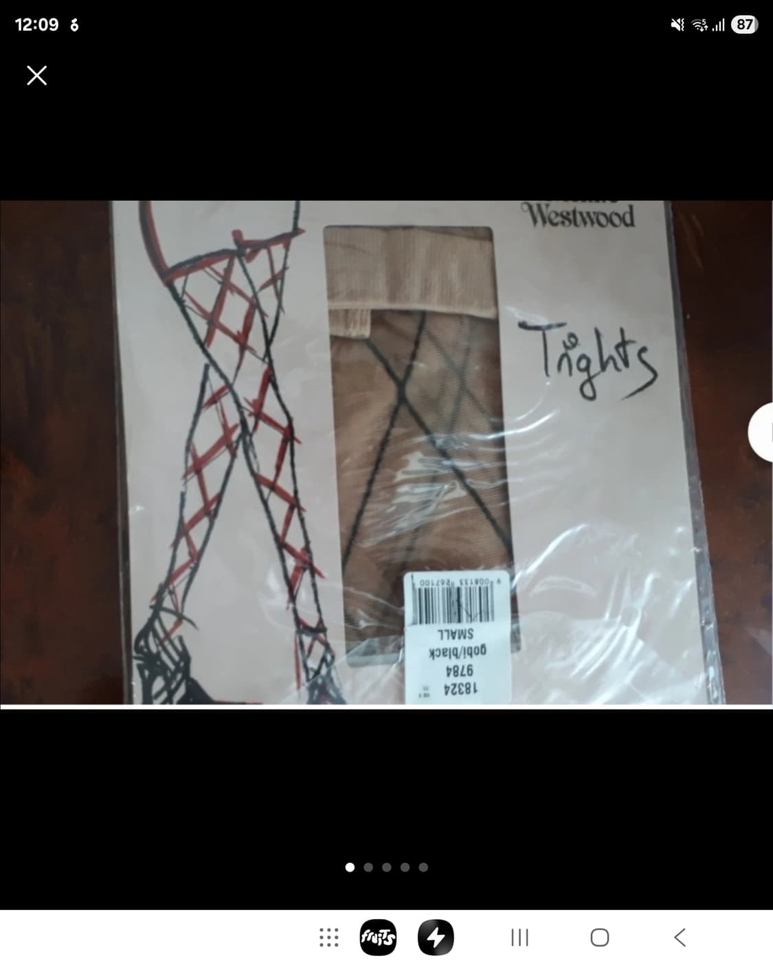 비비안웨스트우드 월포드 피쉬넷 그믈 스타킹 상품이미지1