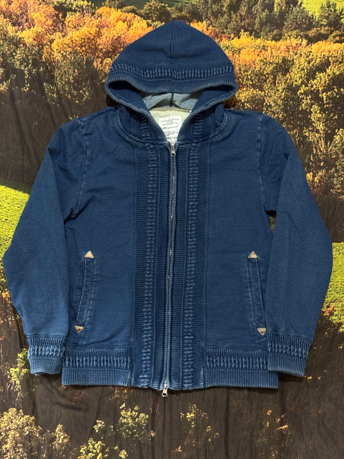 일본 빈티지 데님 후드집업 상품이미지1