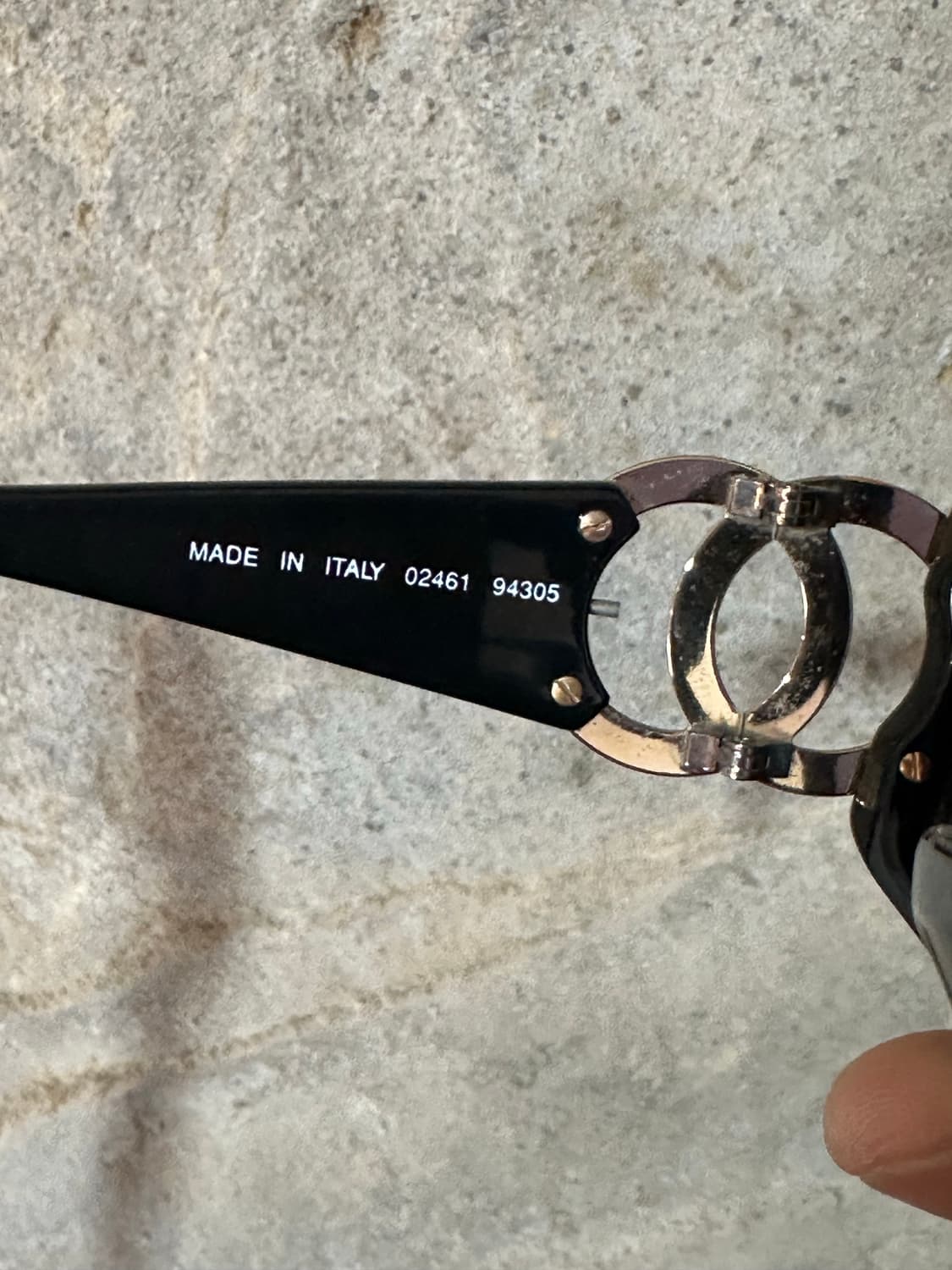 정품 샤넬 코코로고 90s 빈티지 선글라스 상품이미지4